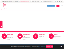 Tablet Screenshot of print-logic.com